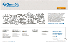Tablet Screenshot of chemistryondemand.com